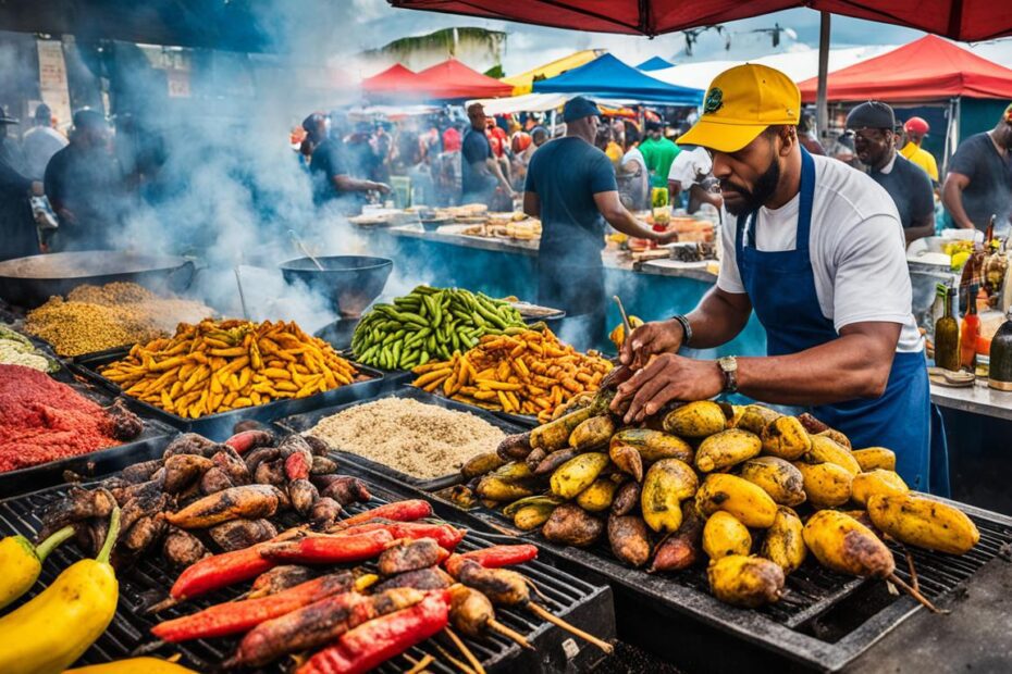 where does jamaican food come from