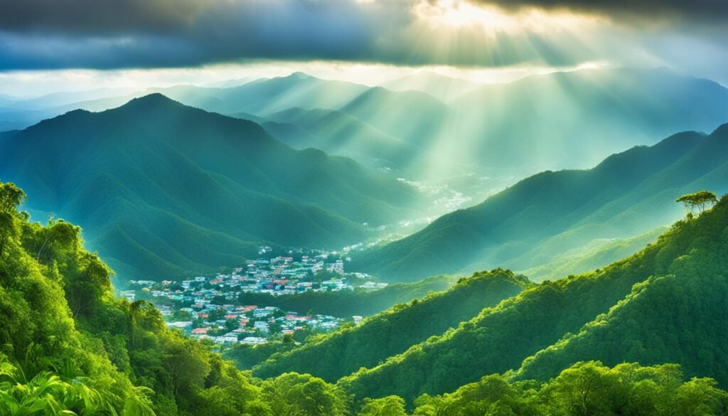 Blue Mountains in Kingston Jamaica