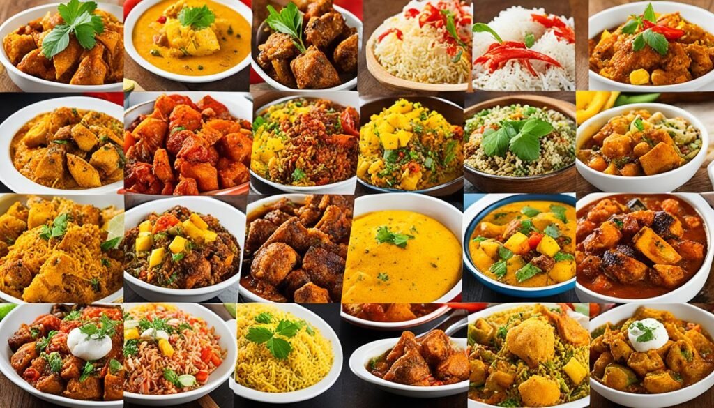 Jamaican and Indian Dishes