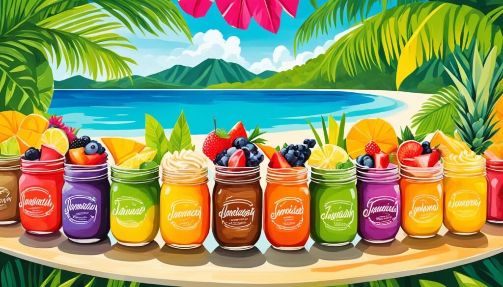 Jamaican drinks and desserts