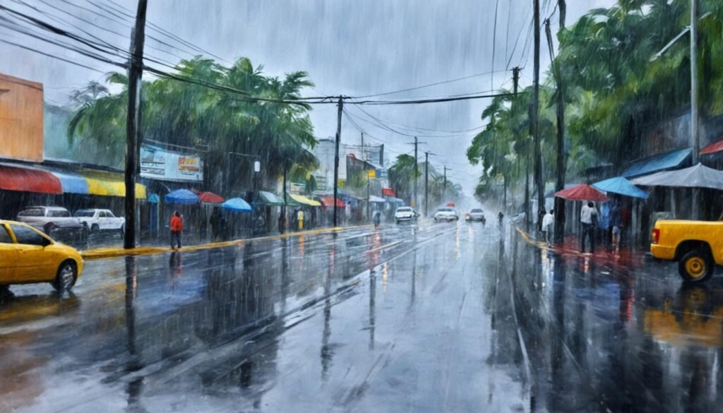 Kingston Jamaica January Rainfall
