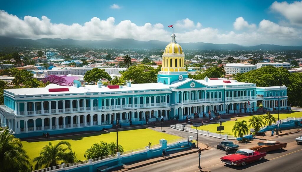 Kingston Jamaica architectural relics