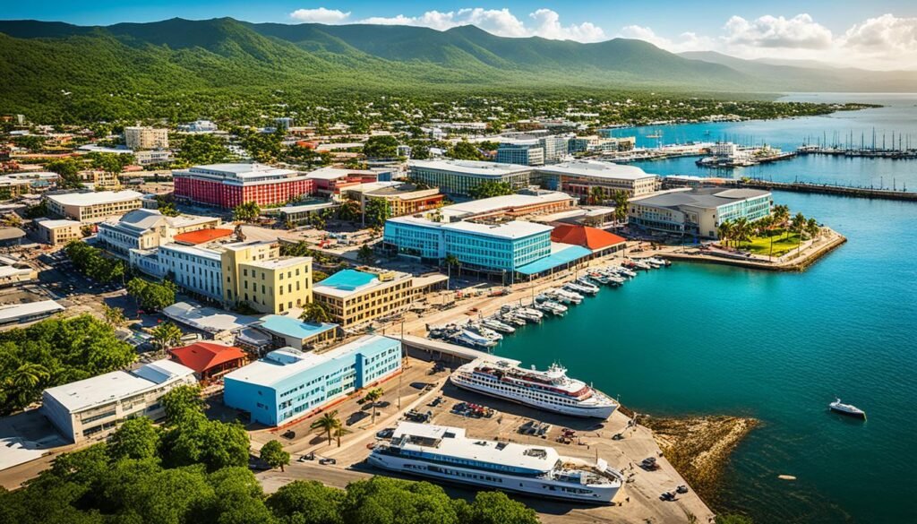 Kingston Jamaica waterfront redevelopment
