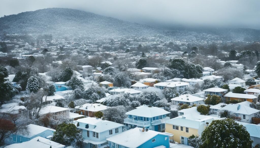 Kingston Jamaica weather snow days