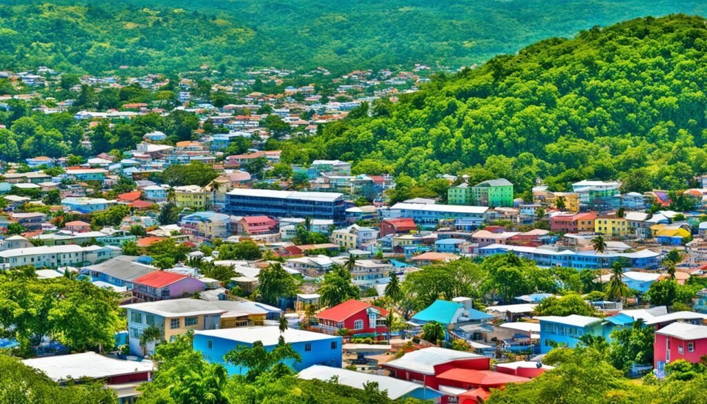 Towns near Kingston Jamaica