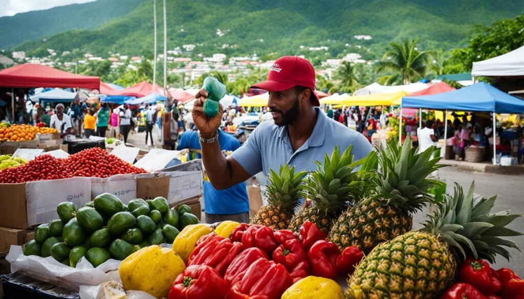grocery shopping in Kingston Jamaica