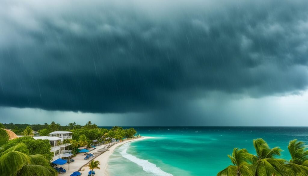 rain in Negril