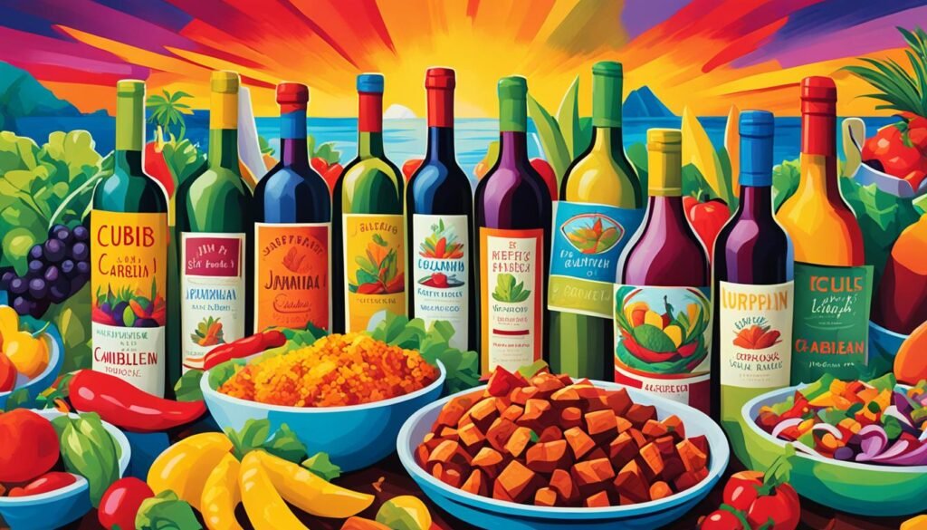 wine for spicy Caribbean dishes