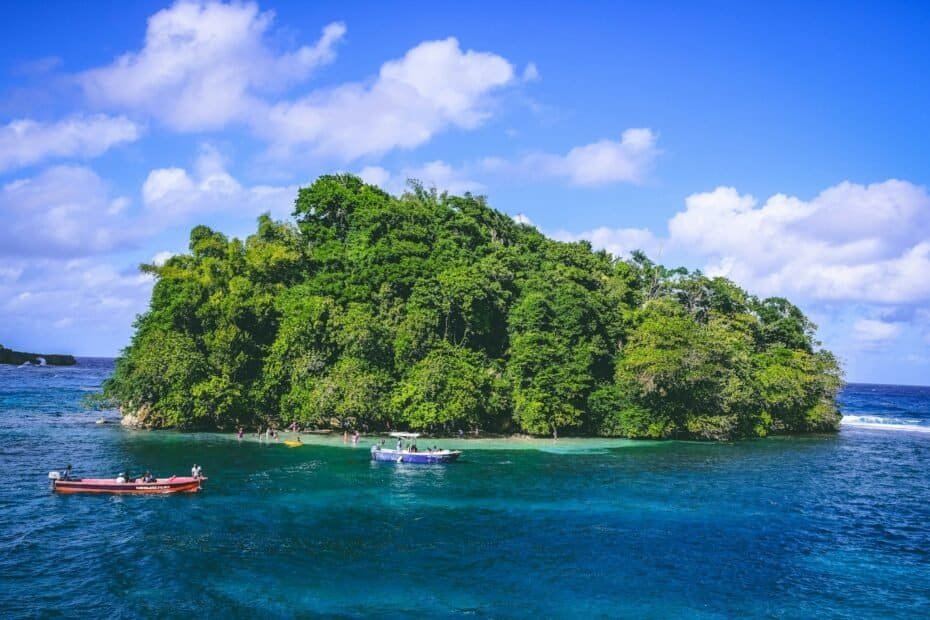 Monkey Island off the coast near Port Antonio, Portland